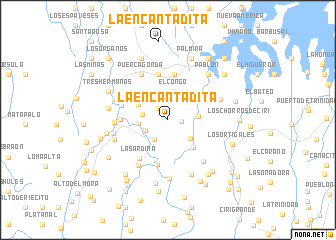 map of La Encantadita