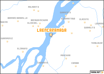 map of La Encaramada