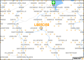 map of La Encina