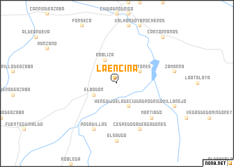 map of La Encina