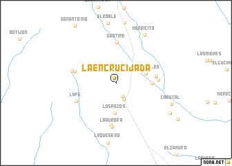 map of La Encrucijada