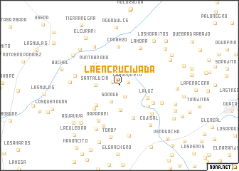 map of La Encrucijada