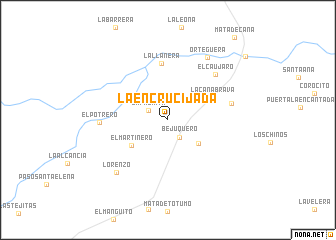 map of La Encrucijada