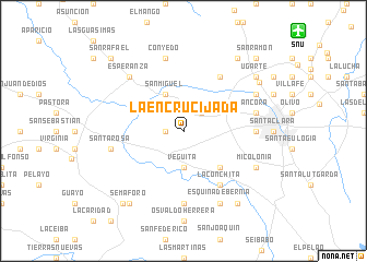 map of La Encrucijada