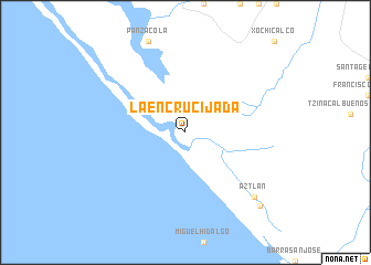 map of La Encrucijada