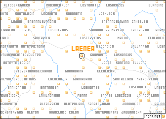 map of La Enea