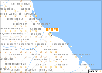 map of La Enea