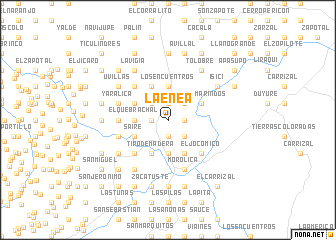 map of La Enea