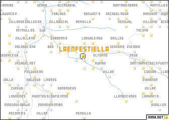 map of La Enfestiella