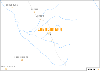map of La Engañera