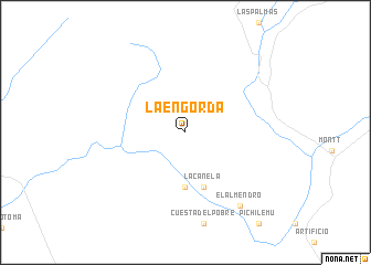 map of La Engorda