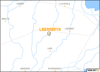 map of Laen North