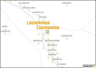 map of La Enramada