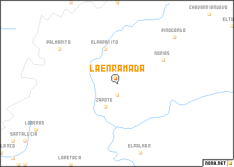 map of La Enramada