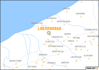 map of La Enramada