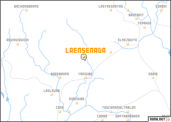 map of La Ensenada