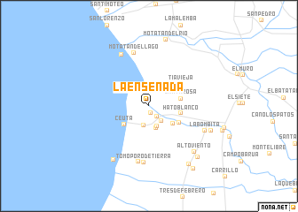 map of La Ensenada