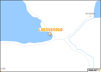 map of La Ensenada