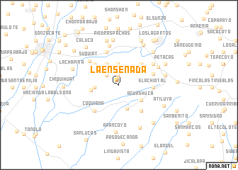 map of La Ensenada