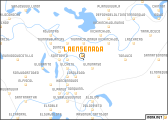 map of La Ensenada