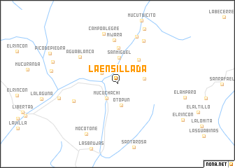 map of La Ensillada