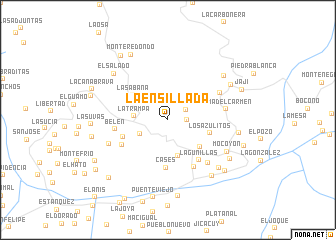 map of La Ensillada