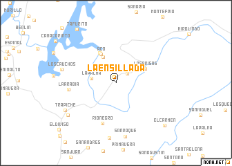 map of La Ensillada