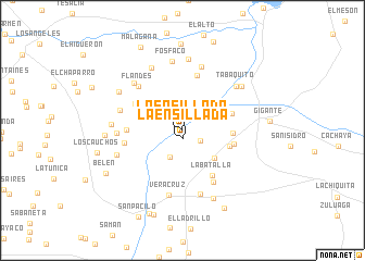 map of La Ensillada