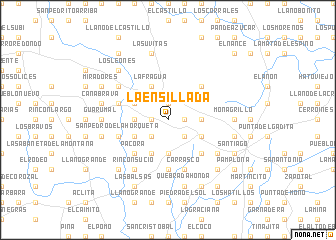 map of La Ensillada