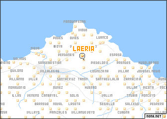 map of La Ería