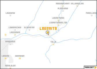 map of La Ermita