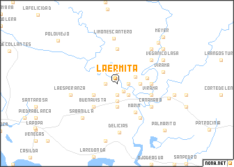 map of La Ermita