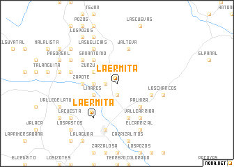 map of La Ermita