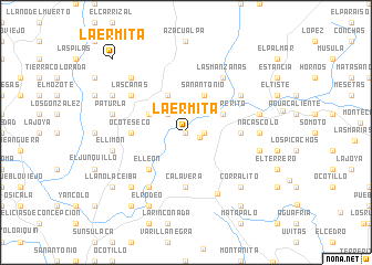 map of La Ermita