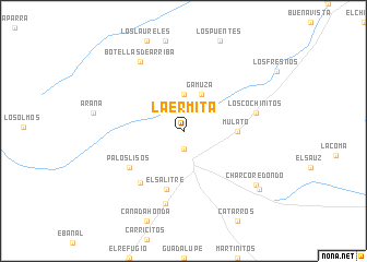 map of La Ermita