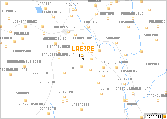 map of La Erre