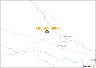 map of La Escondida