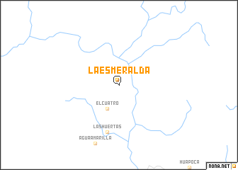 map of La Esmeralda