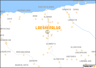 map of La Esmeralda