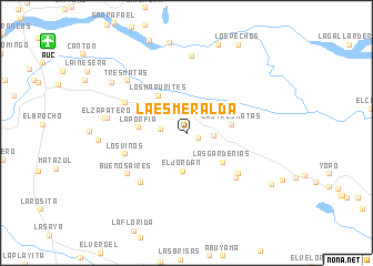 map of La Esmeralda