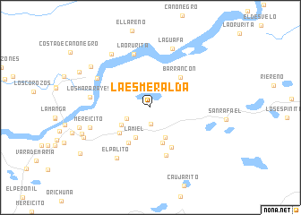 map of La Esmeralda