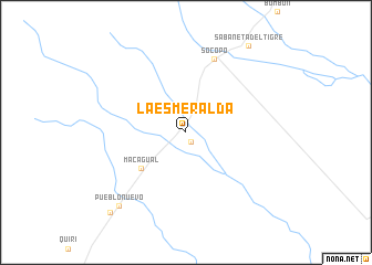 map of La Esmeralda