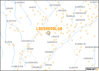 map of La Esmeralda