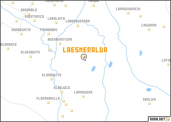 map of La Esmeralda