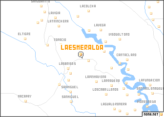 map of La Esmeralda