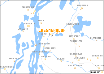 map of La Esmeralda
