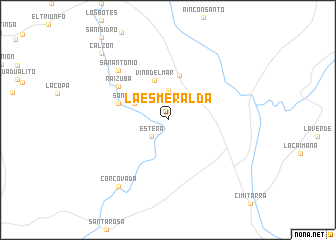 map of La Esmeralda