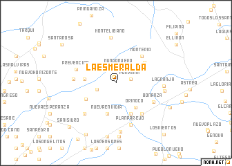 map of La Esmeralda