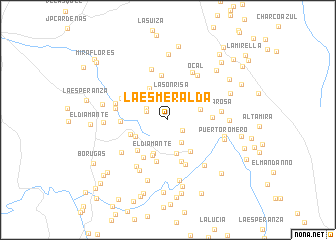 map of La Esmeralda