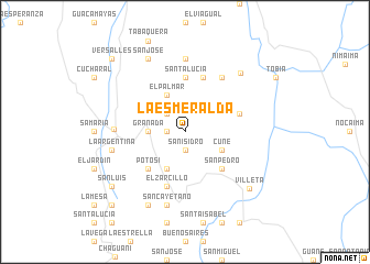 map of La Esmeralda